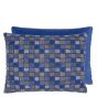 Blengdale Fleece Cushion by Designers Guild in Cobalt Blue