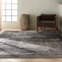 Rush Abstract Rugs CK953 by Designer Calvin Klein in Grey Beige