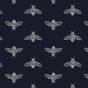 Block Print Bee Wallpaper 118546 by Joules in French Navy Blue