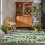 Ferns 125907 Botanical Rugs by Scion in Juniper Green