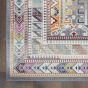 Vintage Kashan Traditional Runner Rugs VKA06 by Nourison in Grey Multi