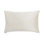 Silk Housewife Pillowcase By Bedeck of Belfast Fine Linens in Chalk White