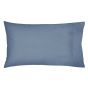 Plain Housewife Pillowcase By Bedeck of Belfast in Denim Blue