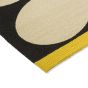 Giant Sixties Stem Indoor Outdoor Rug 463705 by Orla Kiely in Noir Black