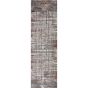 Rustic Textures RUS12 Abstract Runner Rugs in Grey Multicolour