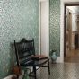 Bird & Pomegranate Wallpaper by Morris & Co in Turquoise Coral