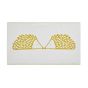 Spike Hedgehog Cotton Bath Mats By Scion in Mustard Yellow