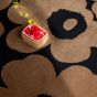 Unikko Tufted Wool Floral Rugs 132211 by Marimekko in Beige