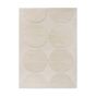 Isot Kivet Wool Geometric Rugs 132501 by Marimekko in Natural White