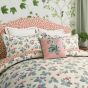 Rubus Floral Cushion by Sanderson in Raspberry Pink