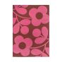 Sprig Stem Wool Rugs 063900 by Orla Kiely in Paprika Pink