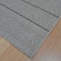 Patio Stripe PAT03 Chevron Outdoor Rugs in Beige