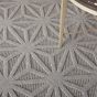 Cozumel CZM01 Indoor Outdoor Geometric Rugs in Light Grey