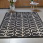 Linear Stem Rugs 60505 in Slate by Orla Kiely