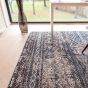 Louis De Poortere Designer Kilim Rugs in 9113 Black Rabat