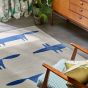 Scion Mr Fox Wool Rugs 25328 in Pebble Denim Blue