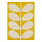 Yellow Stem Rugs 59306 in Black by Orla Kiely