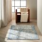 Calvin Klein Rush Designer Abstract Rugs CK950 Ivory Blue