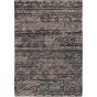 Louis De Poortere Designer Kilim Rugs in 9113 Black Rabat