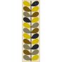 Multi Stem Runner Rugs 61506 in Brown by Orla Kiely