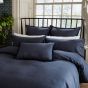 Linen Cotton Plain Dye Bedding by Morris & Co in Blue