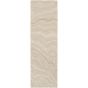 Graceful GRU01 Abstract Wool Runner Rugs by Nourison in Beige