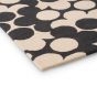 Puzzle Flower Wool Rugs 060905 in Slate By Designer Orla Kiely