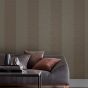 Atelier Stripe Wallpaper 107867 by Graham & Brown in Bronze Brown