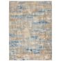 Calvin Klein Rush Designer Abstract Rugs CK951 Blue Beige