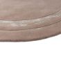 Redbrook 081801 Circle Rug by Laura Ashley in Hazelnut Brown