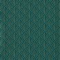 Chrysler Wallpaper W0164/04 by Clarke & Clarke in Teal Blue