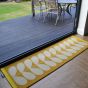 Solid Stem Indoor Outdoor Runner Rug 463606 by Orla Kiely in Sunflower