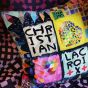 Christian Lacroix Arlecchino Wood Abstract Cushion Multi