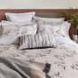 Kiko Floral Geometric Cotton Bamboo Bedding in Tuberose