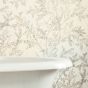 Farthing Wood Wallpaper 216612 by Sanderson in Silver Grey