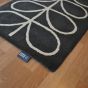 Linear Stem Hallway Runner Rugs in 60505 Slate by Orla Kiely