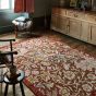 Trent Floral Wool Rugs 127503 by Morris & Co in Red House