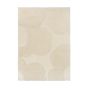 Iso Unikko Wool Floral Rugs 132301 by Marimekko in Natural White