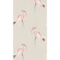 Zanzibar Flamingo Wallpaper 111998 by Scion in Peach Pink