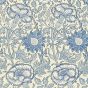 Pink and Rose Wallpaper 212567 by Morris & Co in Indigo Blue