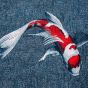 Louis De Poortere Designer Koi Rugs in 9390 Japanese Pond