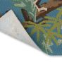 Sapphire Garden Indoor Outdoor 438708 Rugs by Wedgwood in Teal