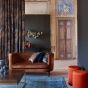 Oblique Geometric Wallpaper 312815 by Zoffany in Prussian Blue