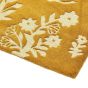 Woodland Glade Wool Rug 146806 by Sanderson in Gold