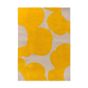 Iso Unikko Wool Floral Rugs 132306 by Marimekko in Yellow