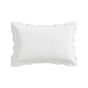 Ayda Semi Plain Bedding by Bedeck of Belfast in Chalk White