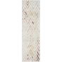 Glitz GLZ05 Chevron Shimmering Runner Rugs by Nourison in Multi