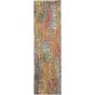 Celestial Abstract Hallway Runner CES14 in Sunset by Nourison