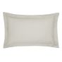 Plain Oxford Pillowcase By Bedeck of Belfast in Linen Cream