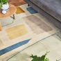 Composition Contemporary Wool Rugs by Scion in 023706 Papaya